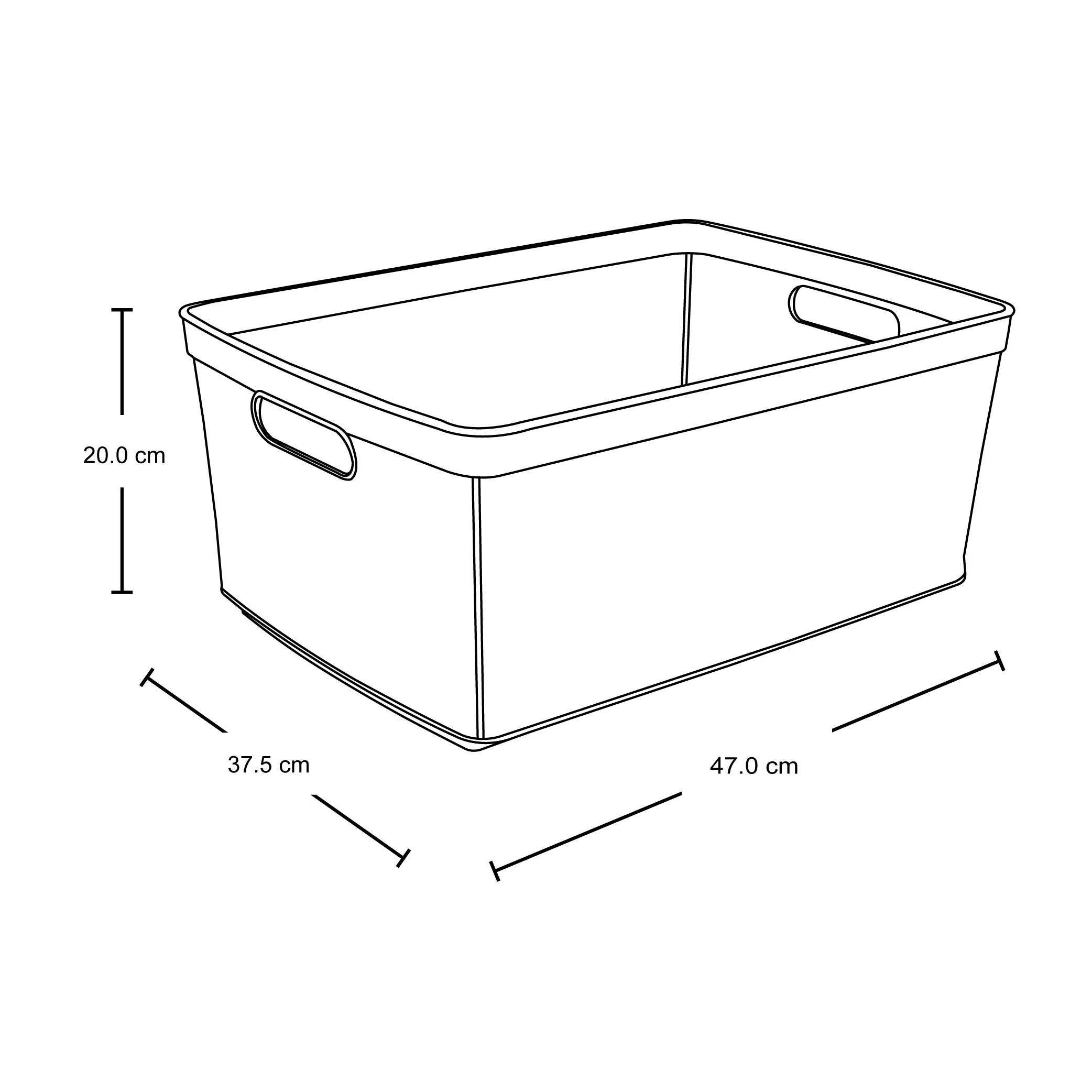 Canasta fique 30 litros gris hielo marca Rimax - Image 3