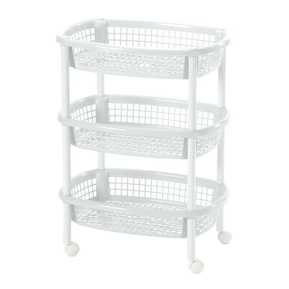 Canasta móvil ovalada blanca marca Rimax - Image 2