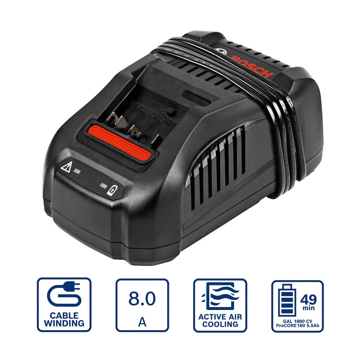 Cargador rápido 18V en alta velocidad de carga, 110V marca Bosch - Image 5