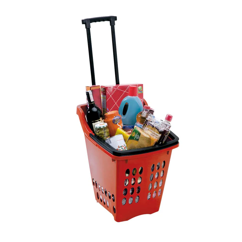 Cesta de mercado 31 lt rojo marca Rimax - Image 2
