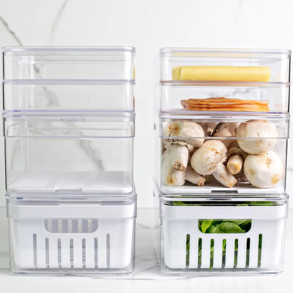 Kit de organizadores para nevera clear fresh - Image 2