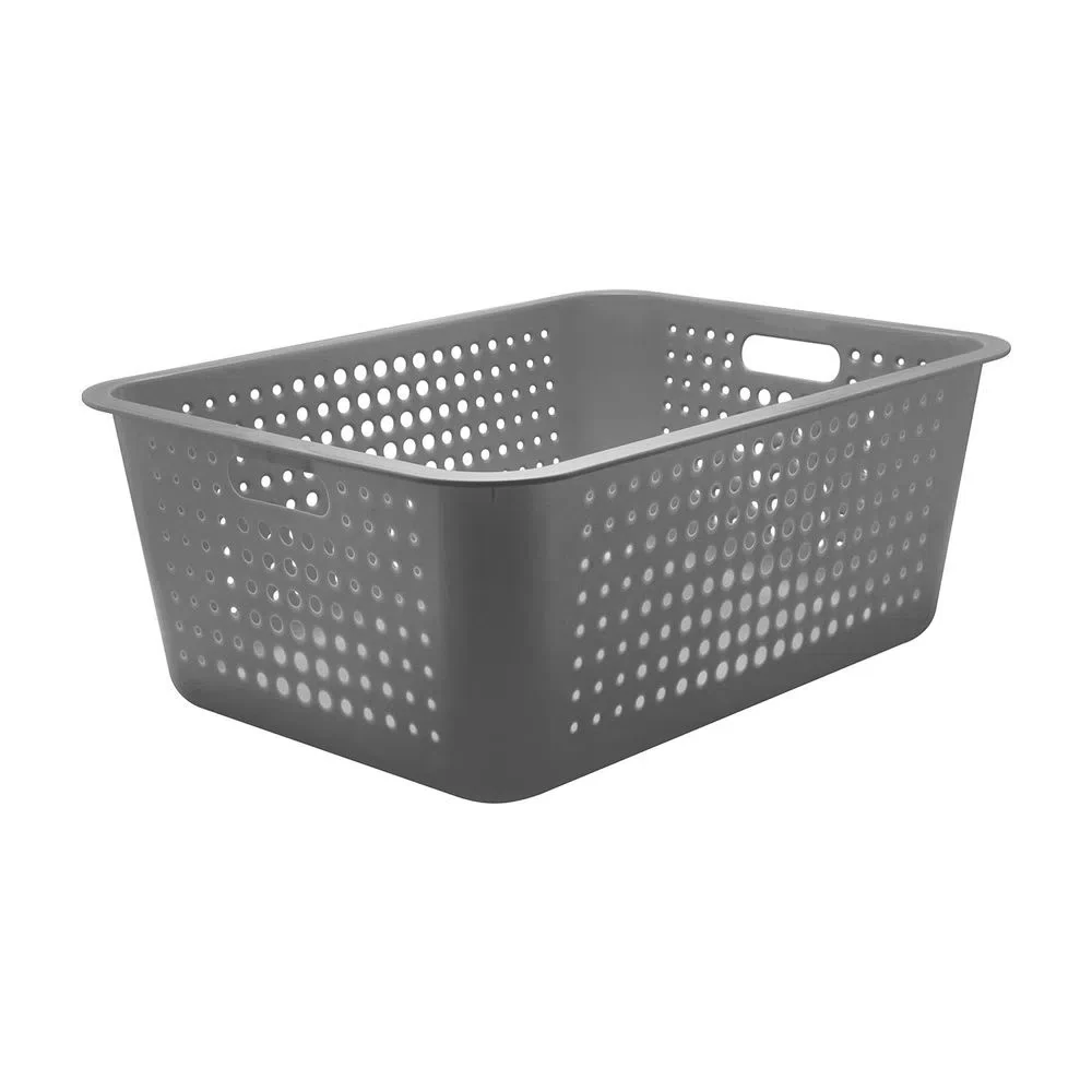 Cesta organizadora maxi sin tapa color plomo - Image 2
