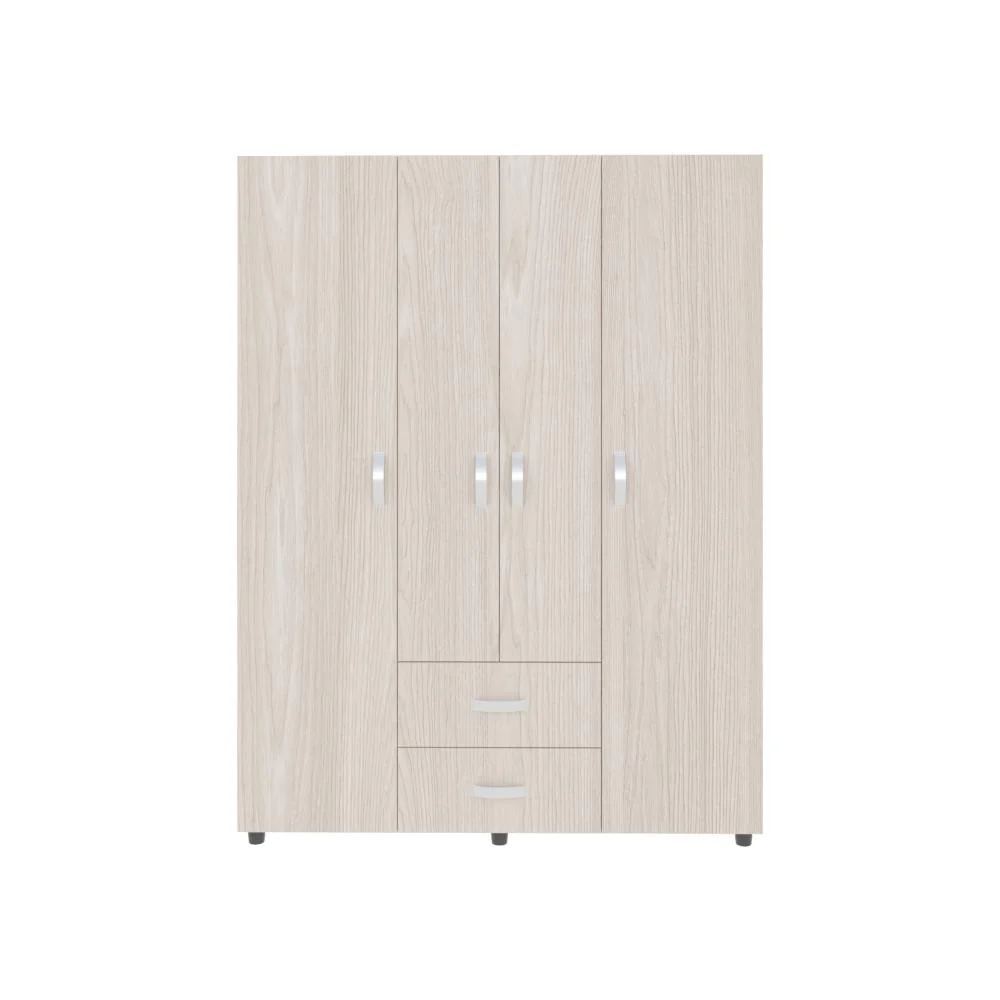 Closet Barin 150, Nevado y Blanco, con dos cajones organizadores multiusos - Image 6