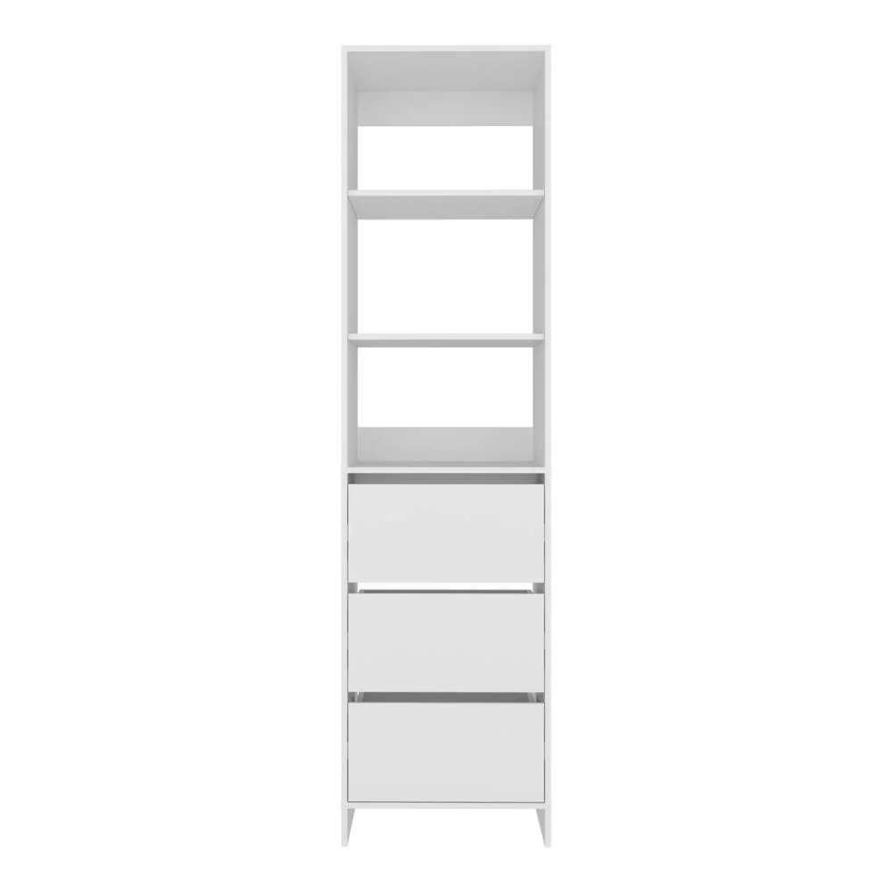 Closet Eco, Kronos Blanco, Con tres entrepaños y tres cajones amplios para organizar ropa ZF - Image 7