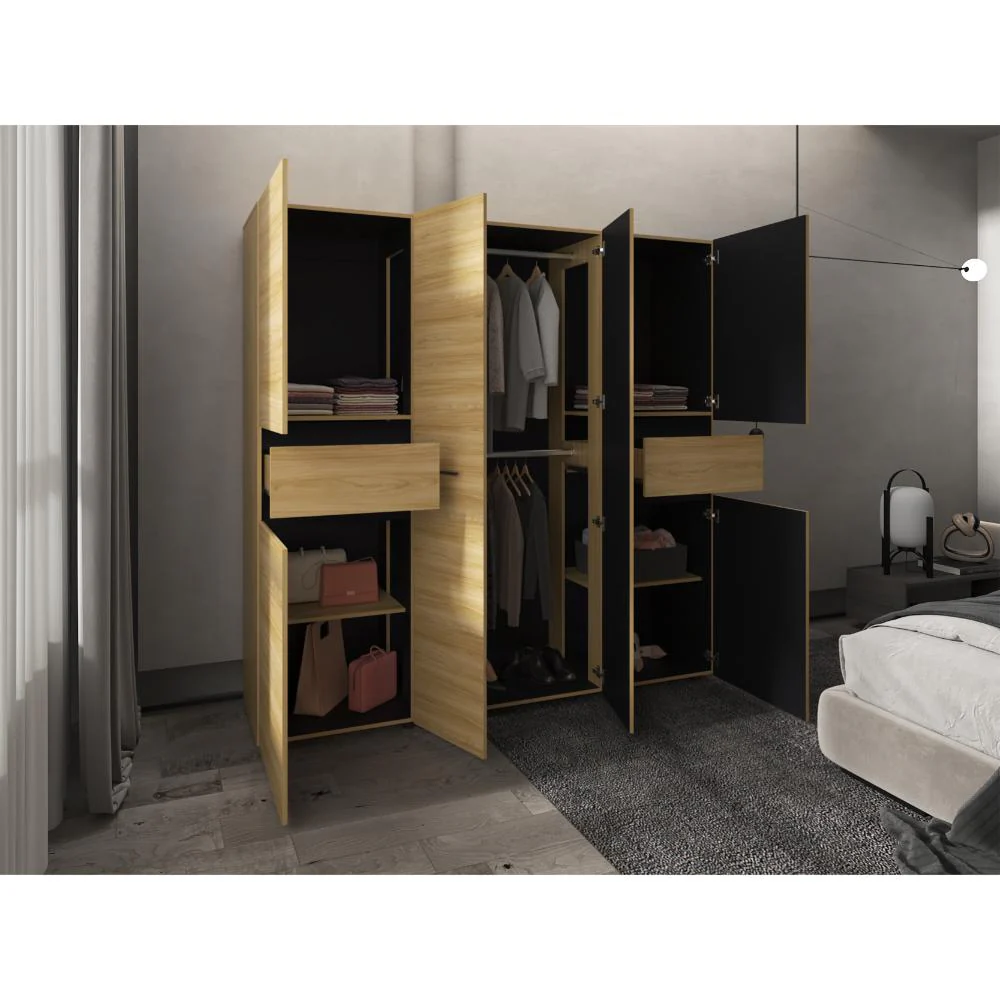 Closet Grande Imperial 200x200 Fresno Europeo Y Wengue - Image 2