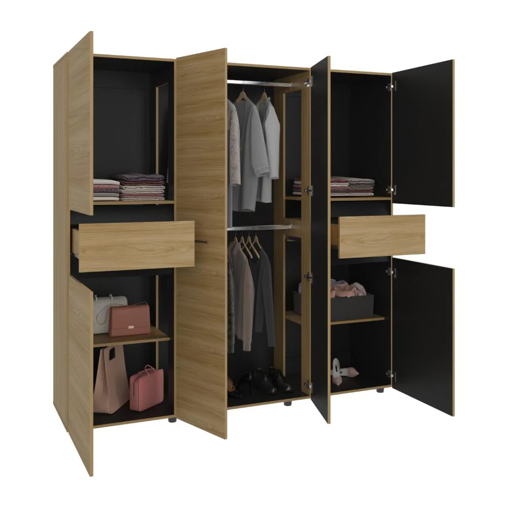 Closet Grande Imperial 200x200 Fresno Europeo Y Wengue - Image 5