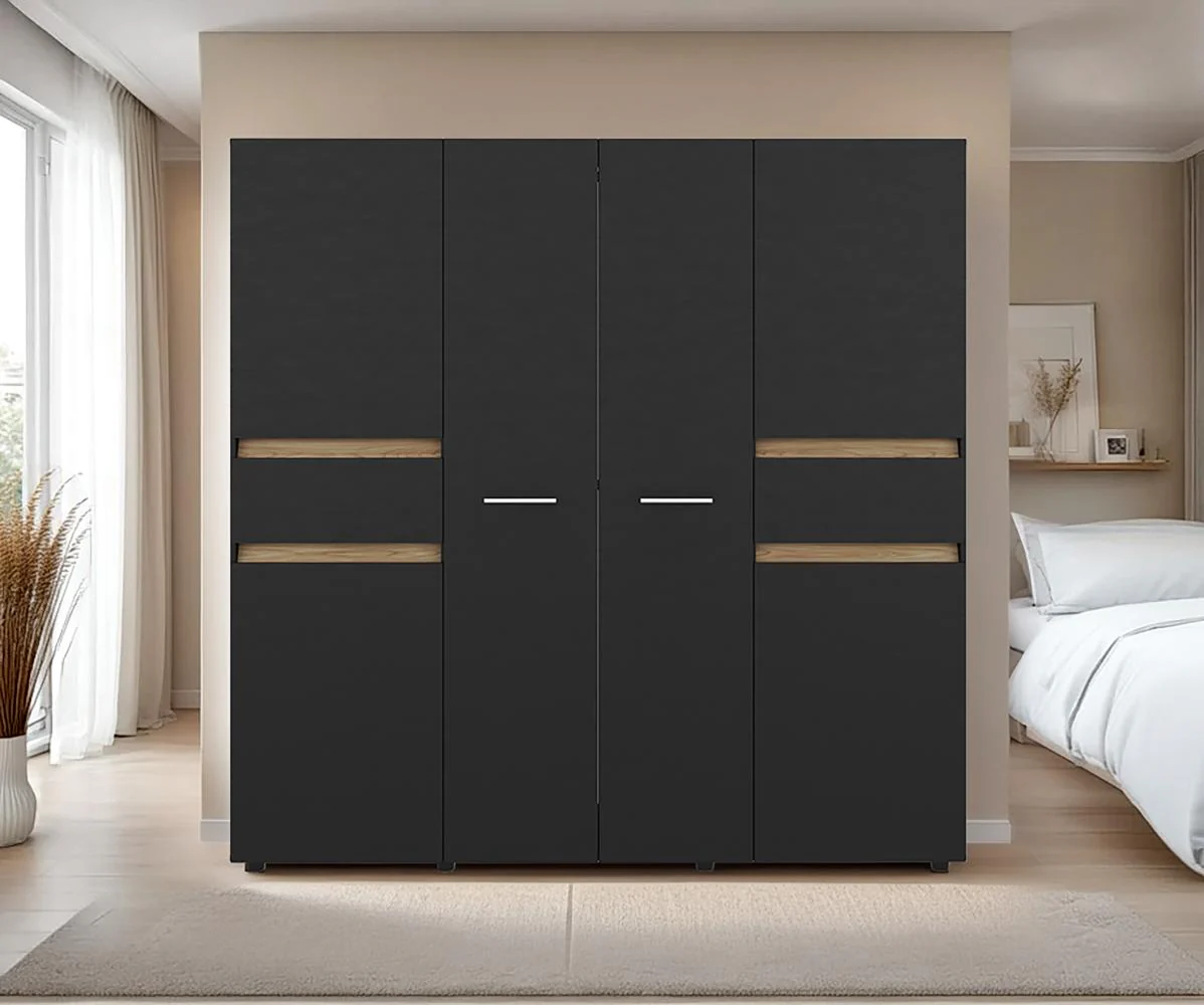 Closet Grande Imperial 200x200 Wengue y Fresno Europeo - Image 5