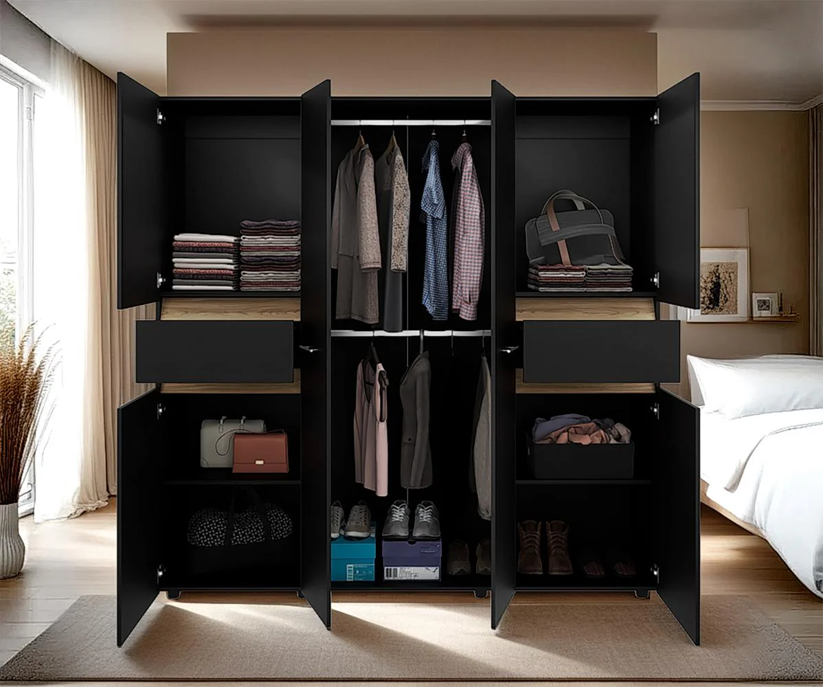 Closet Grande Imperial 200x200 Wengue y Fresno Europeo - Image 6