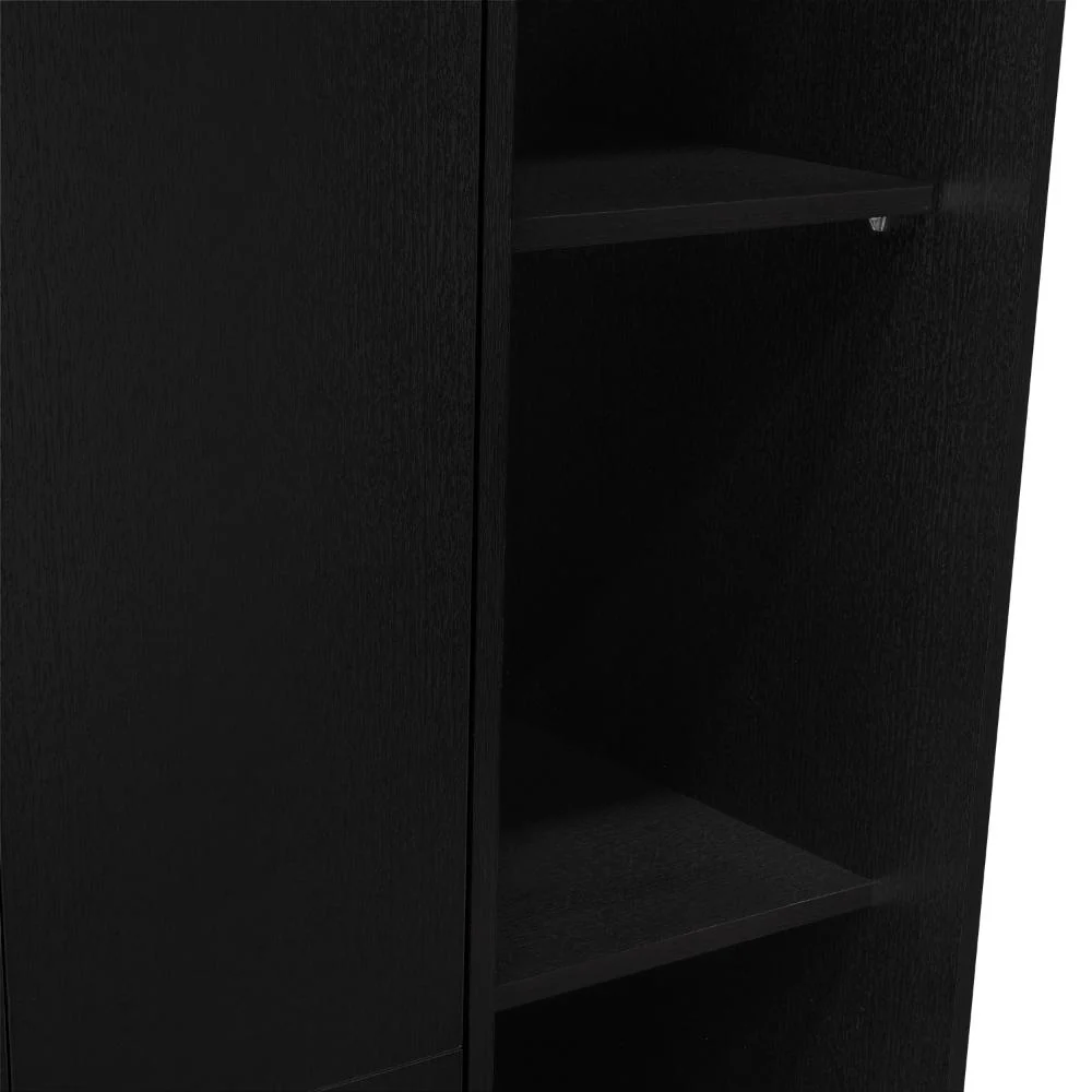 Closet Mandi, Wengue, con Dos Tubos y Un Cajón Deslizable ZF - Image 12