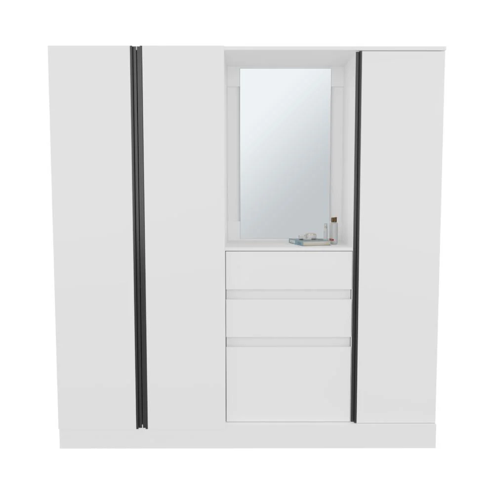 Closet Mouren 177, Blando Duqueza, con Zapaterio Inferior De Puerta Abatible ZF - Image 2