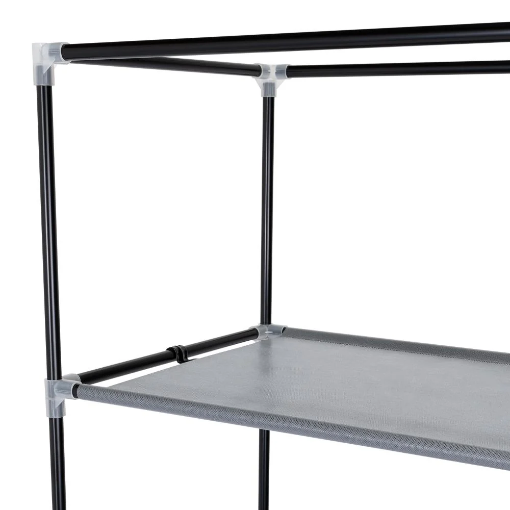 Closet Portátil Jeasken, Gris, Variedad de Entrepaños en Tela - Image 16
