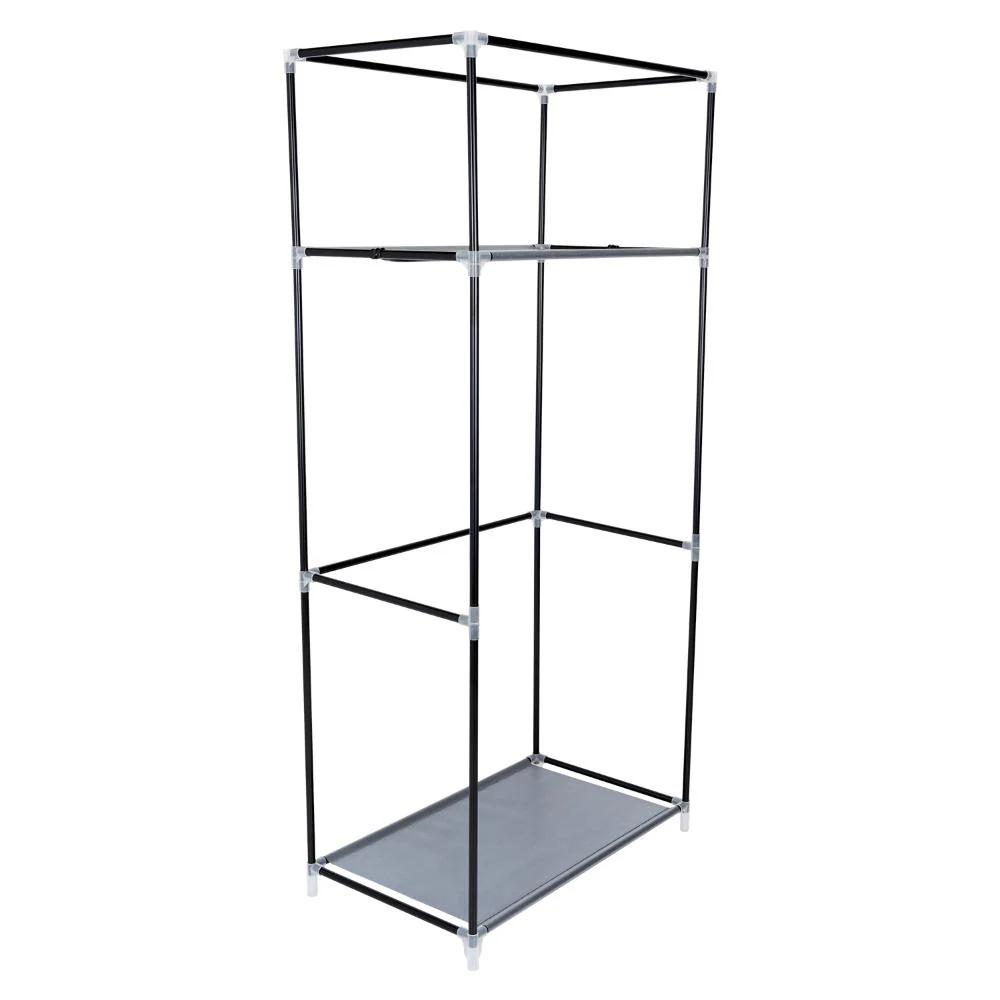 Closet Portátil Jeasken, Gris, Variedad de Entrepaños en Tela - Image 8
