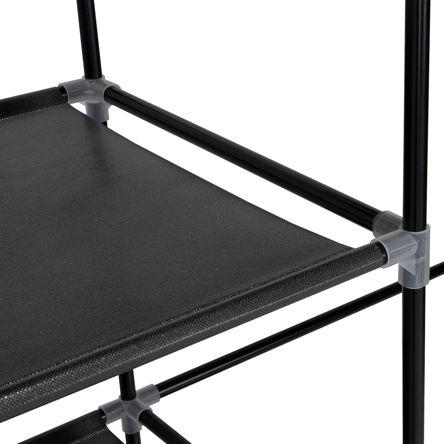 Closet Portátil Jesan, Negro, Variedad de Entrepaños en Tela - Image 13