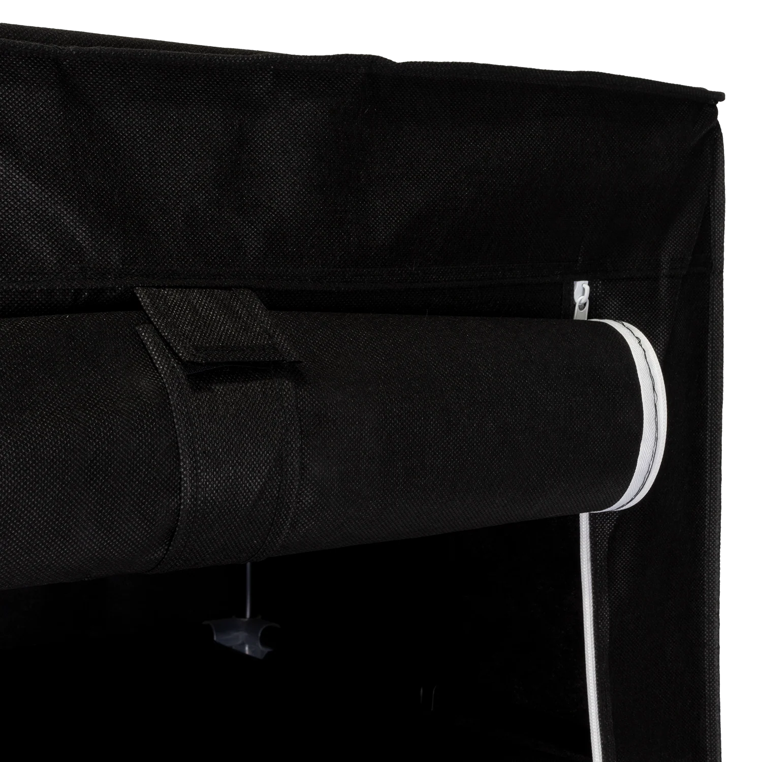 Closet Portátil Jesan, Negro, Variedad de Entrepaños en Tela - Image 7
