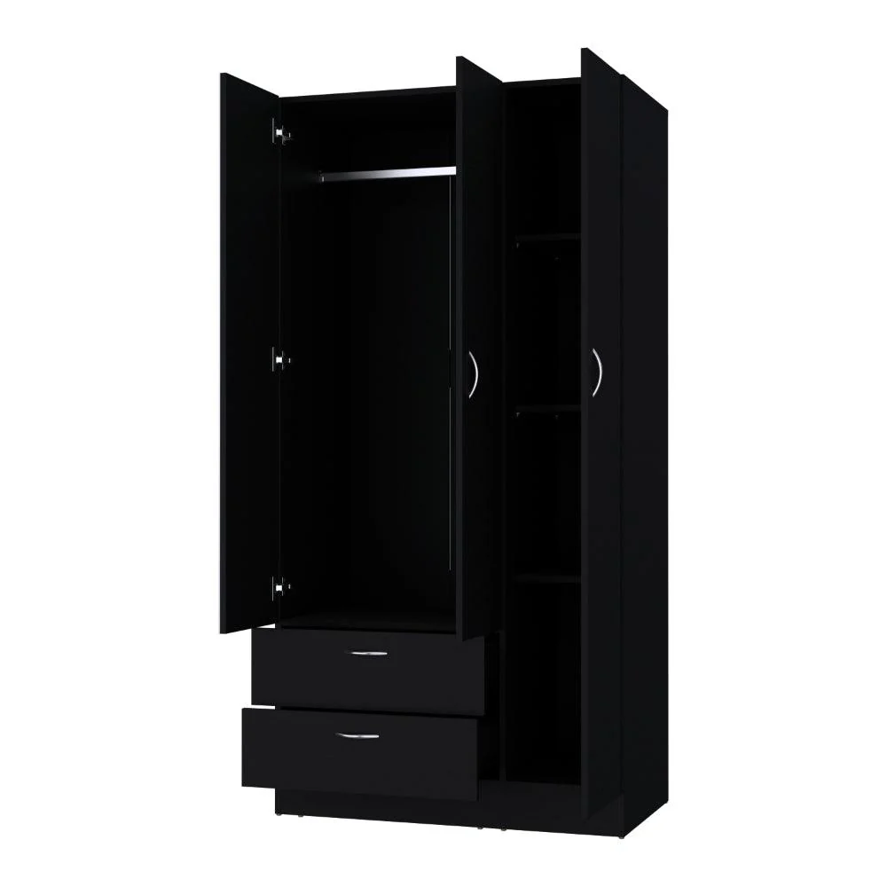 Closet Rivers, Wengue, Con Tubo Para Colgar Prendas ZF - Image 2