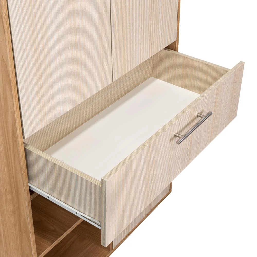 Closet sevilla, Fresno Europeo, con Dos Puertas Abatibles y Tres Cajones - Image 11