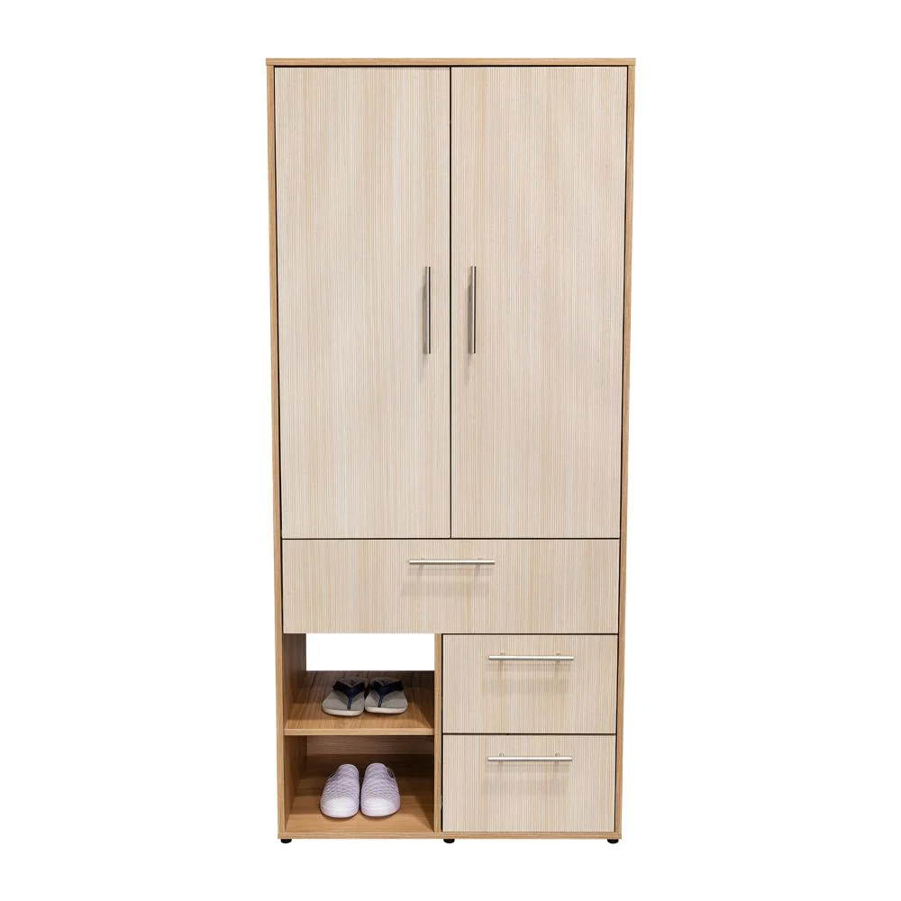 Closet sevilla, Fresno Europeo, con Dos Puertas Abatibles y Tres Cajones - Image 3