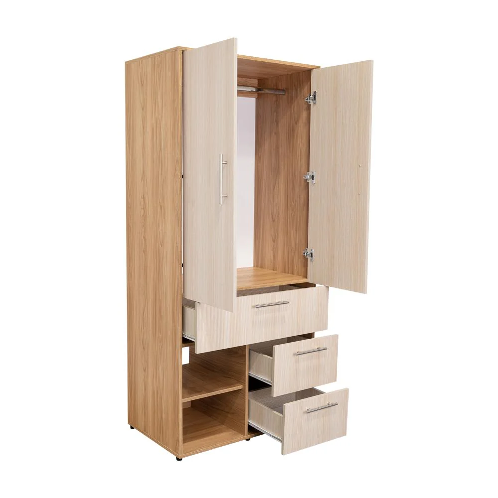 Closet sevilla, Fresno Europeo, con Dos Puertas Abatibles y Tres Cajones - Image 8