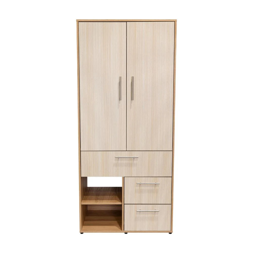 Closet sevilla, Fresno Europeo, con Dos Puertas Abatibles y Tres Cajones - Image 9