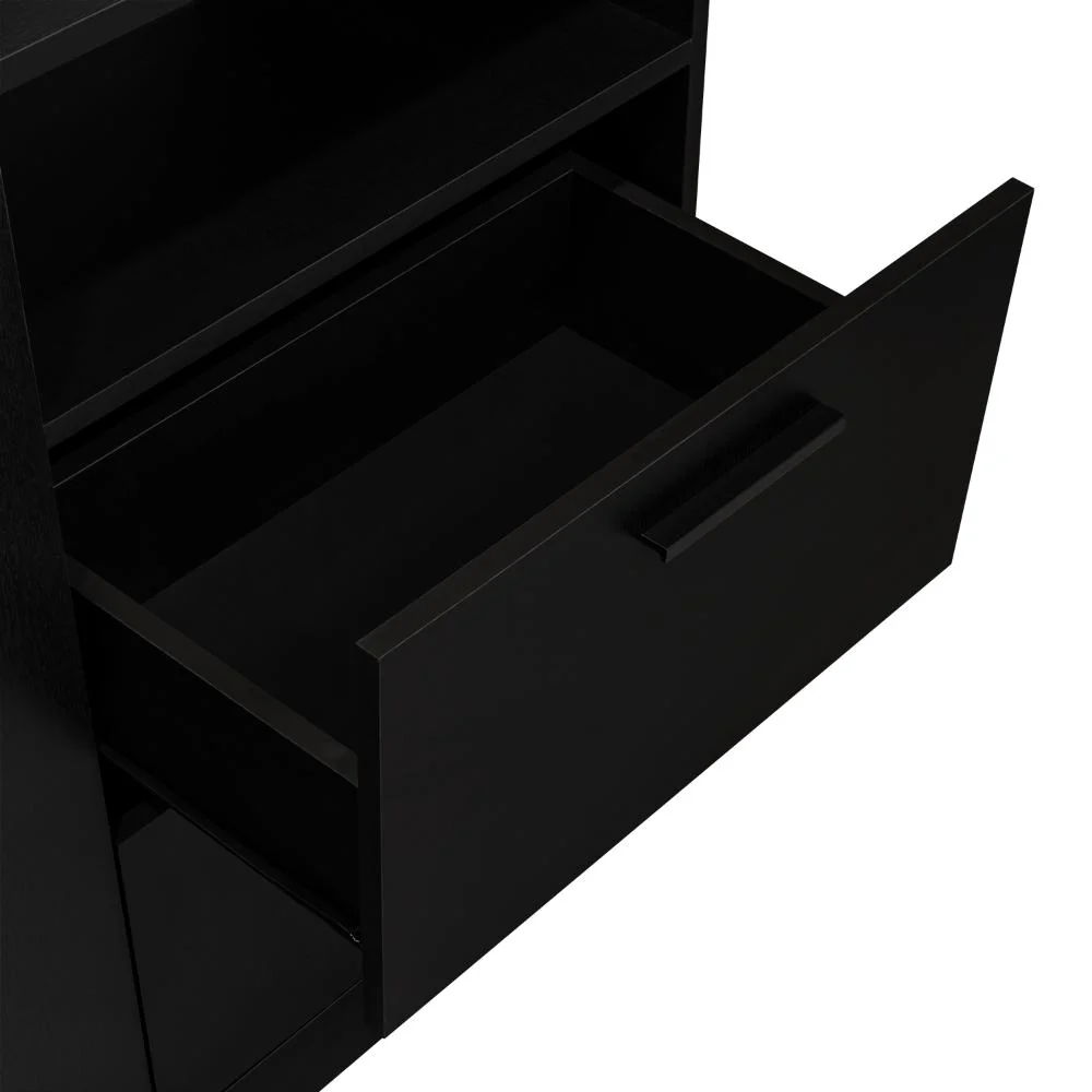 Closet Tocador Praga, Wengue, con diseño moderno incluye Espejo - Image 12