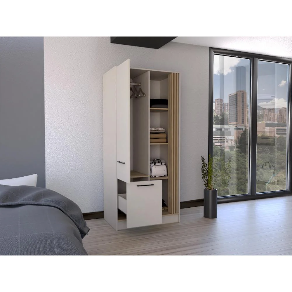 Closet Vanez, Capri y Fresno Europeo, una puerta abatible y un cajon - Image 6