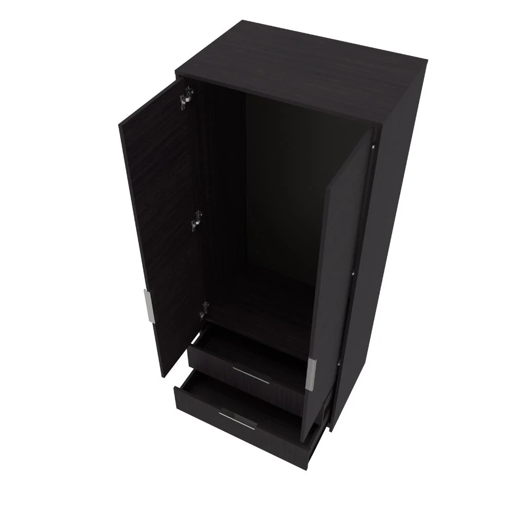Closet Wend, Wengue, Con Dos Cajones y dos Puertas Batientes ZF - Image 6