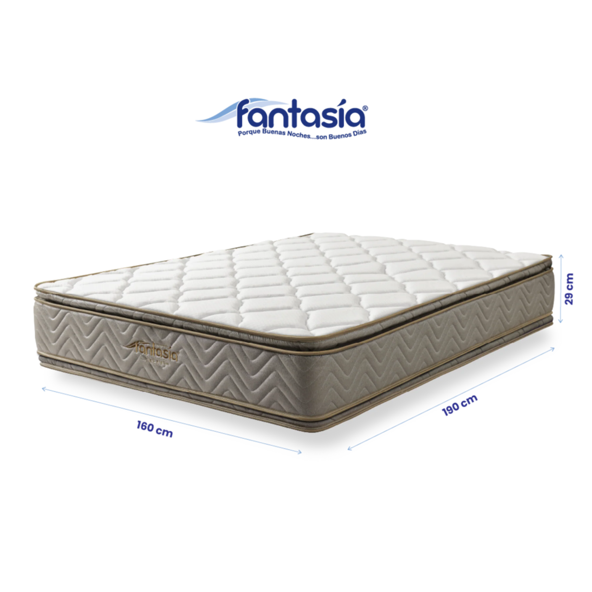 colchón galaxy queen de 160x190 cm marca Fantasía - Image 6