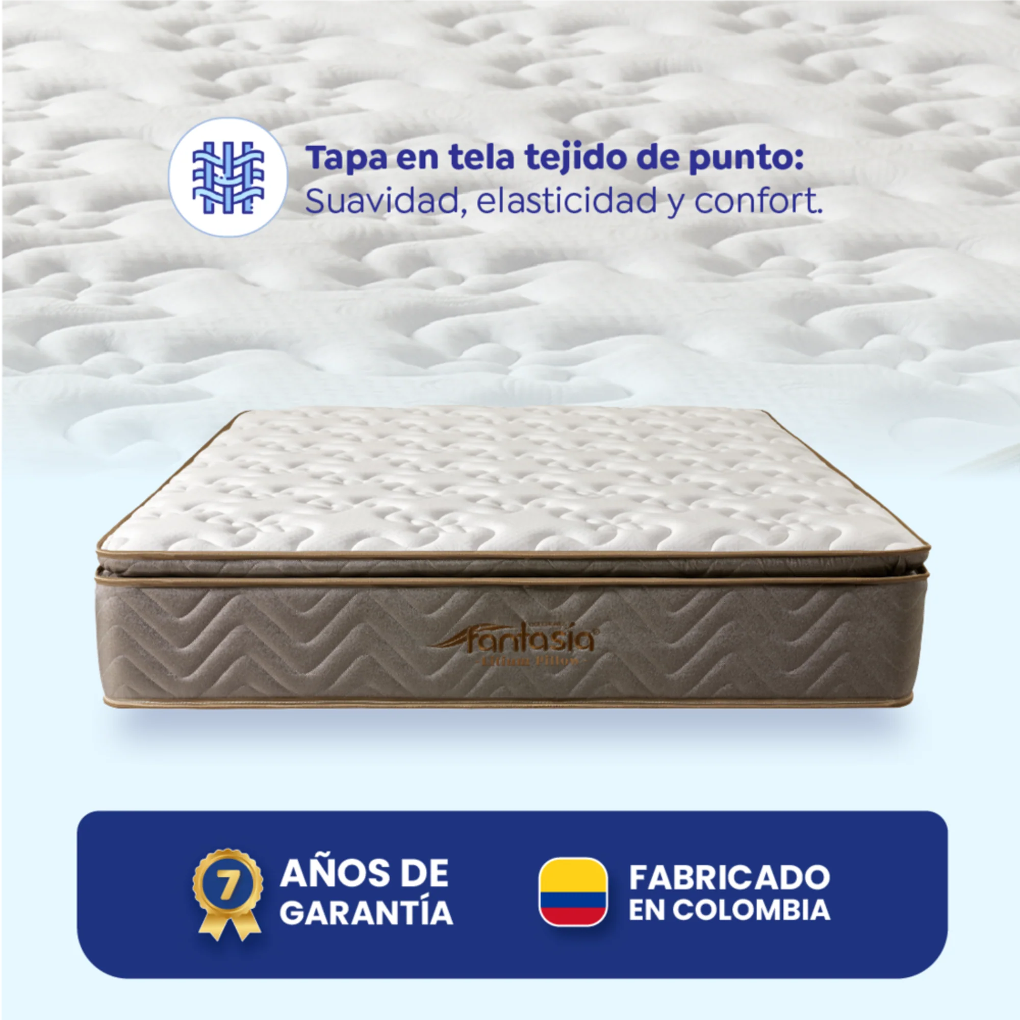 Colchón litium de 120x190 cm marca Fantasía marca Fantasía - Image 4