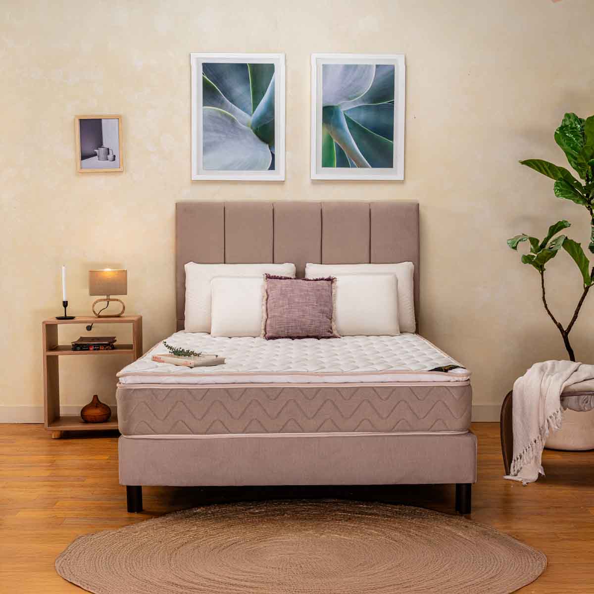 Colchón olivo sencillo 100x190 cm marca spring - Image 2
