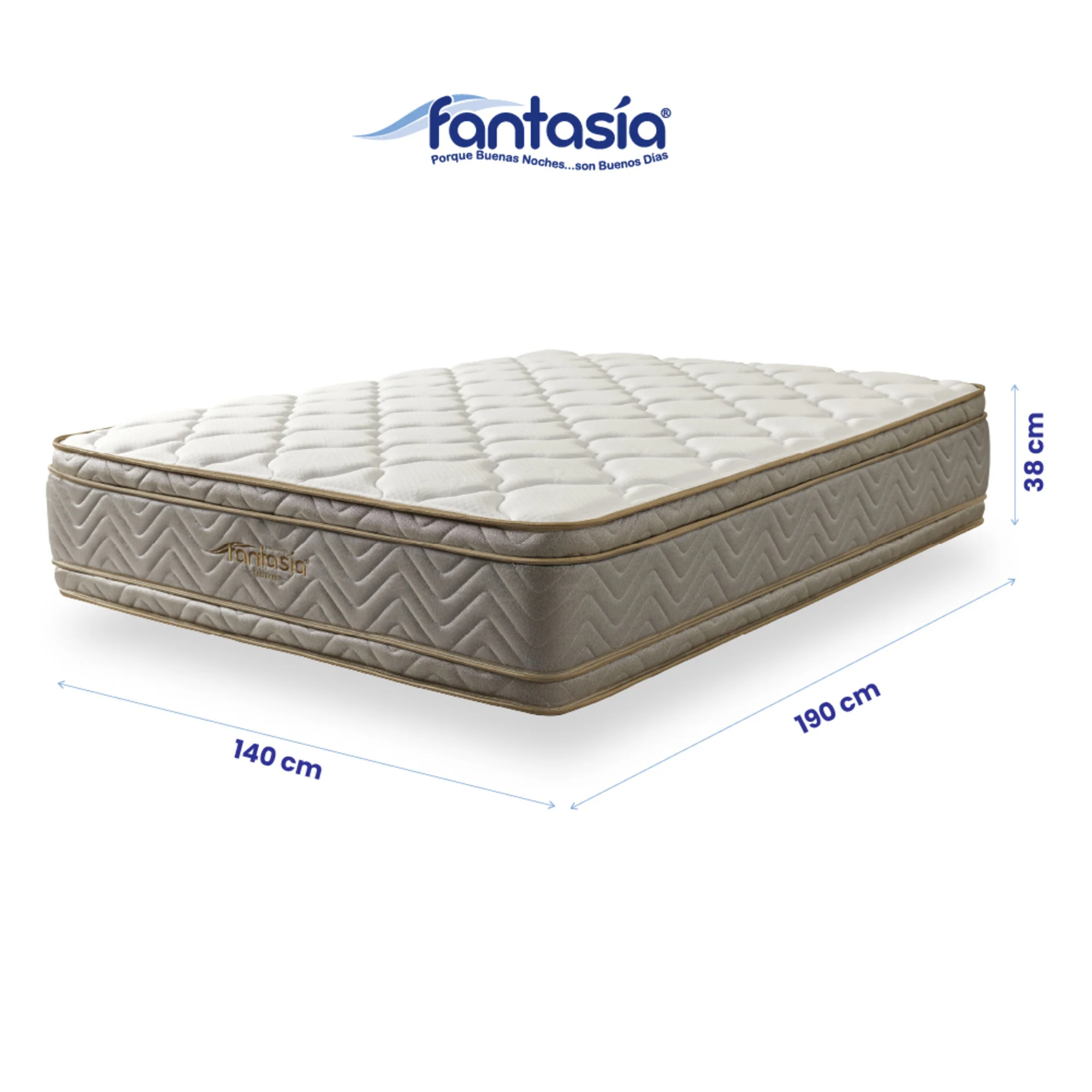 Colchón optims doble de 140x190 cm marca Fantasía - Image 9