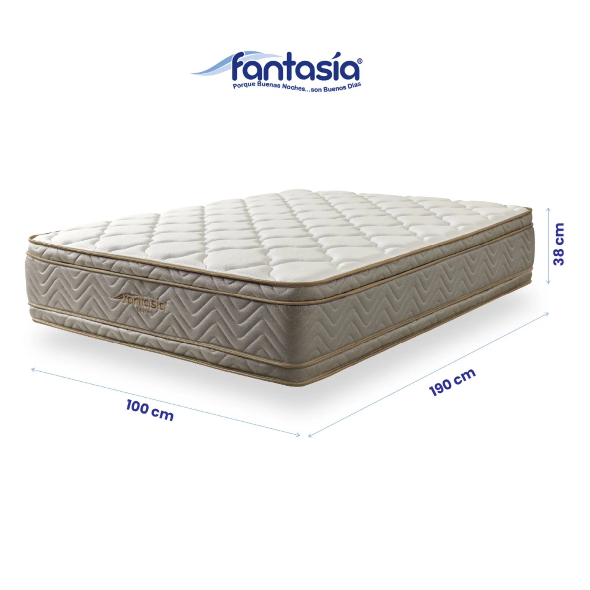 colchón optims sencillo de 100x190 cm marca Fantasía - Image 7