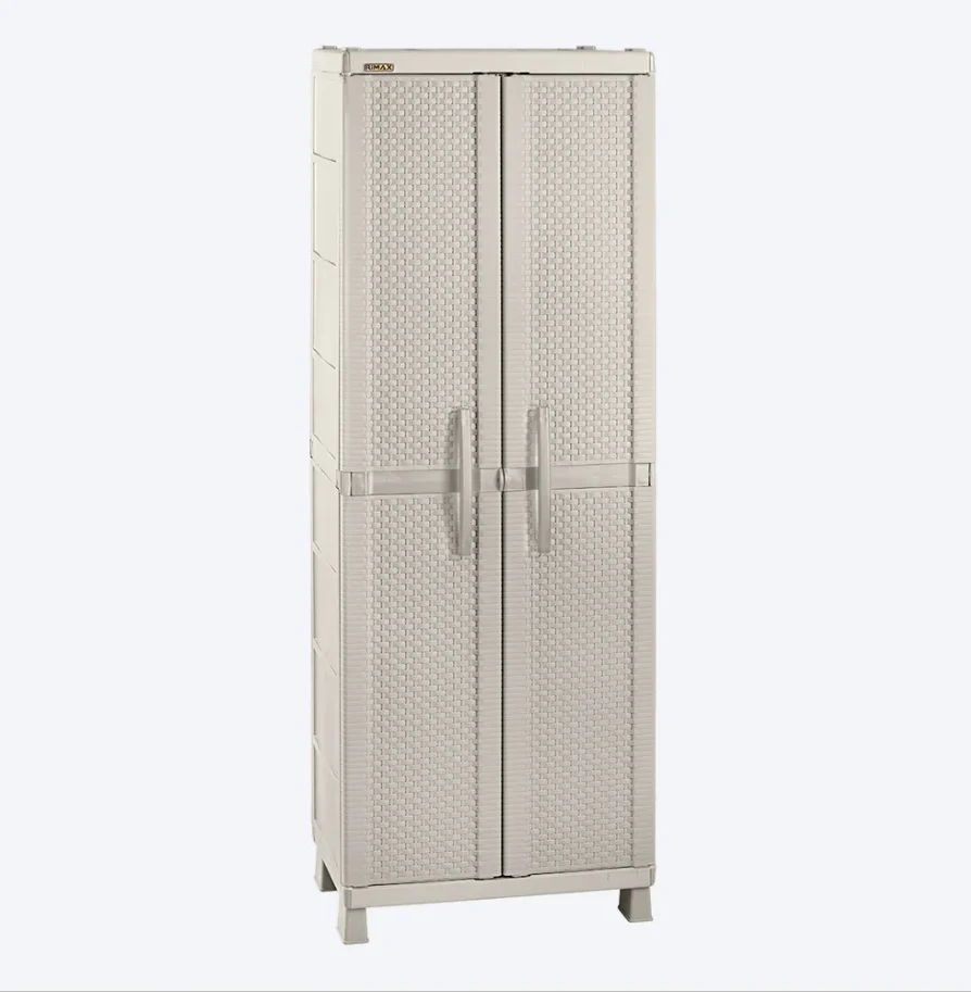 Combo cocina rattan armario grande + armario mediano taupe marca Rimax - Image 3