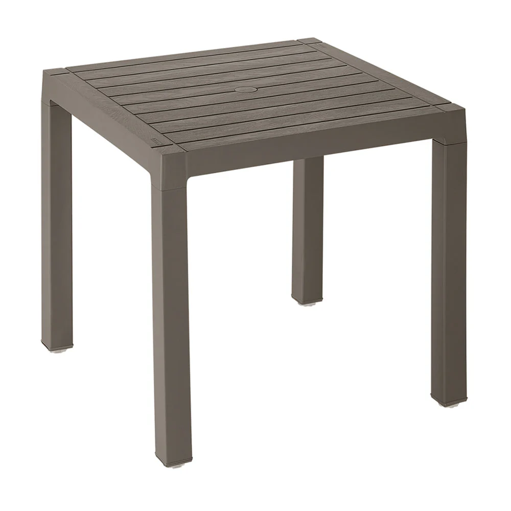 Combo comedor barú 1 mesa + 4 sillas sin brazos mocca marca Rimax - Image 3