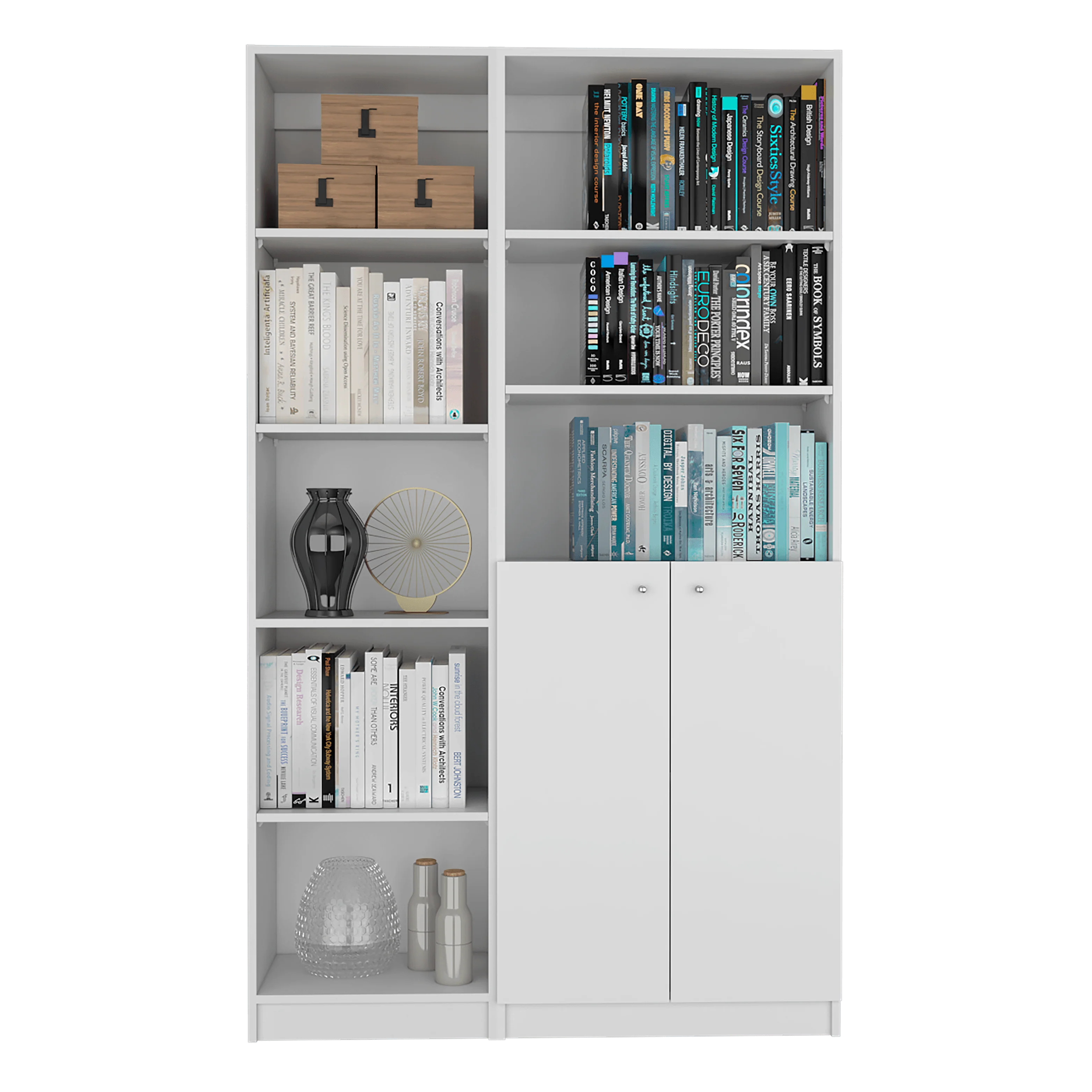 Combo de Bibliotecas Home Eco, Blanco, Incluye Dos Bibliotecas - Image 2