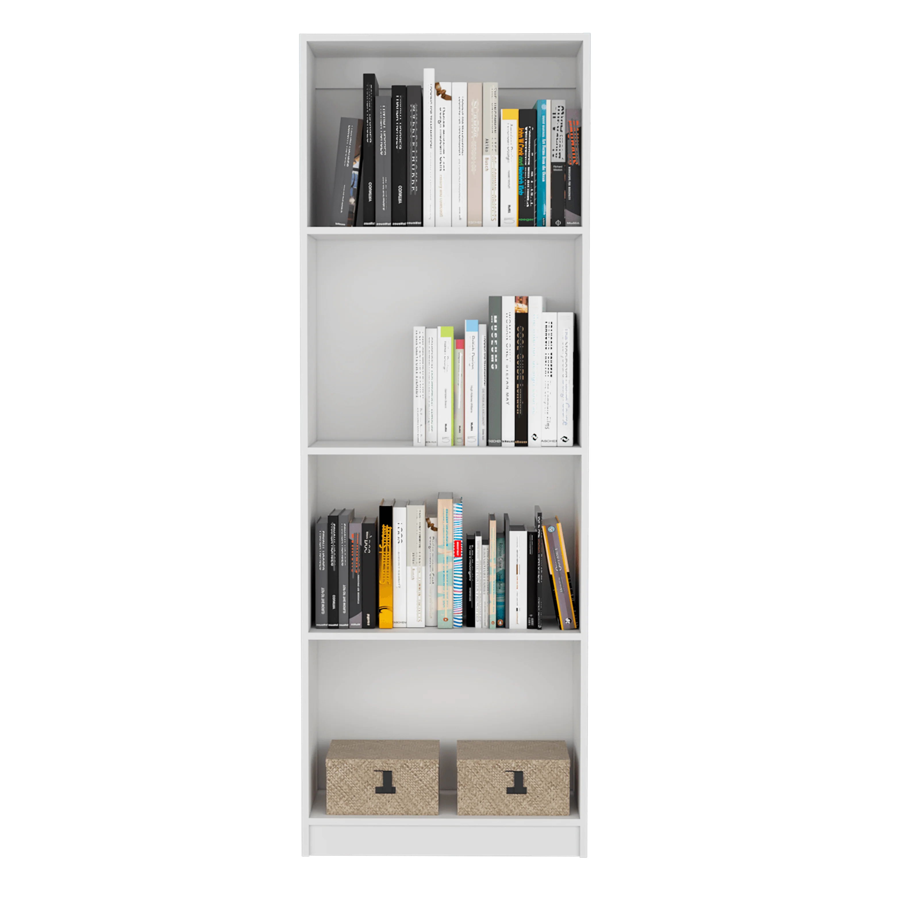 Combo de Bibliotecas Home Eco, Blanco, Incluye Dos Bibliotecas Sin Puerta. - Image 4