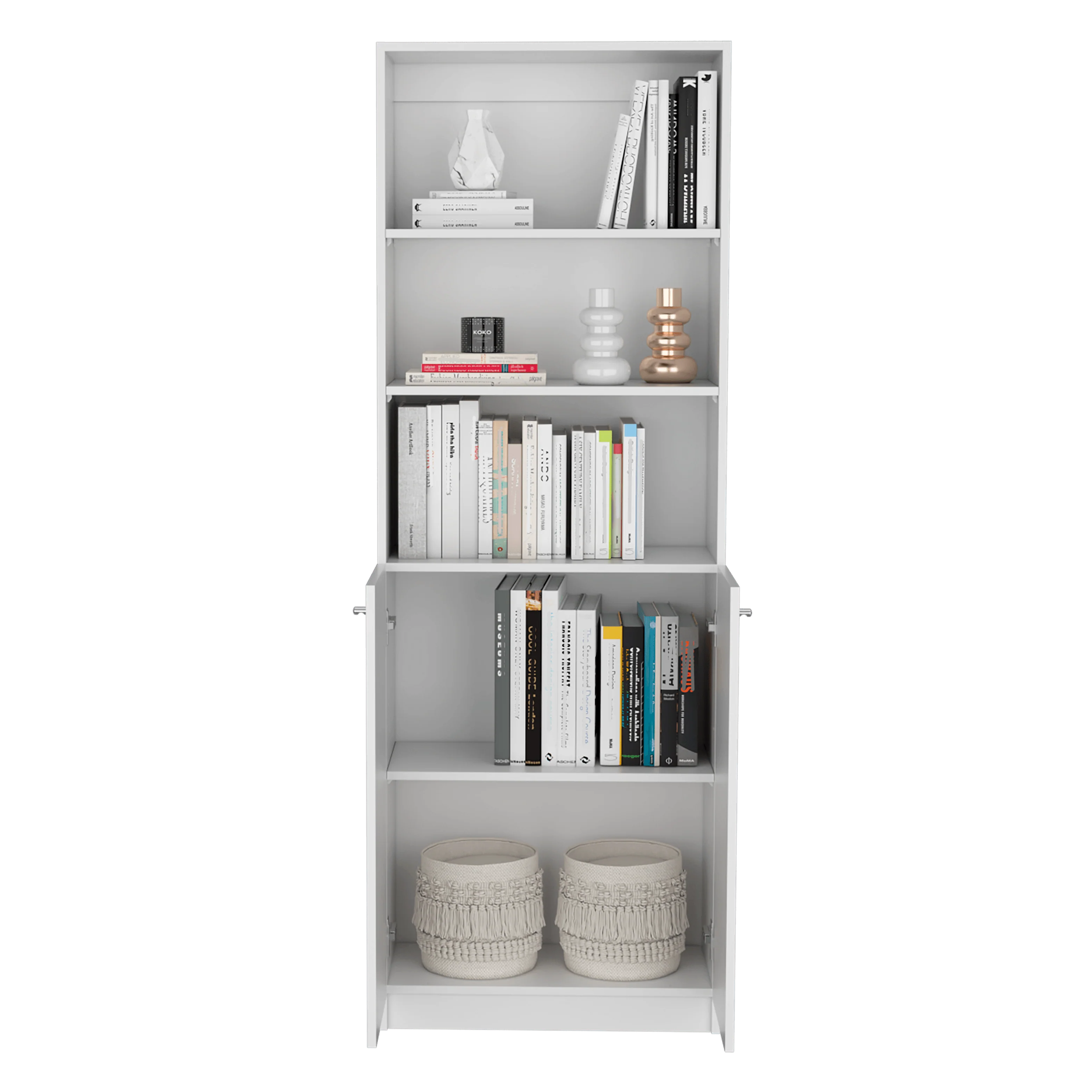 Combo de Bibliotecas Home Eco, Blanco, Incluye Tres Bibliotecas. - Image 5
