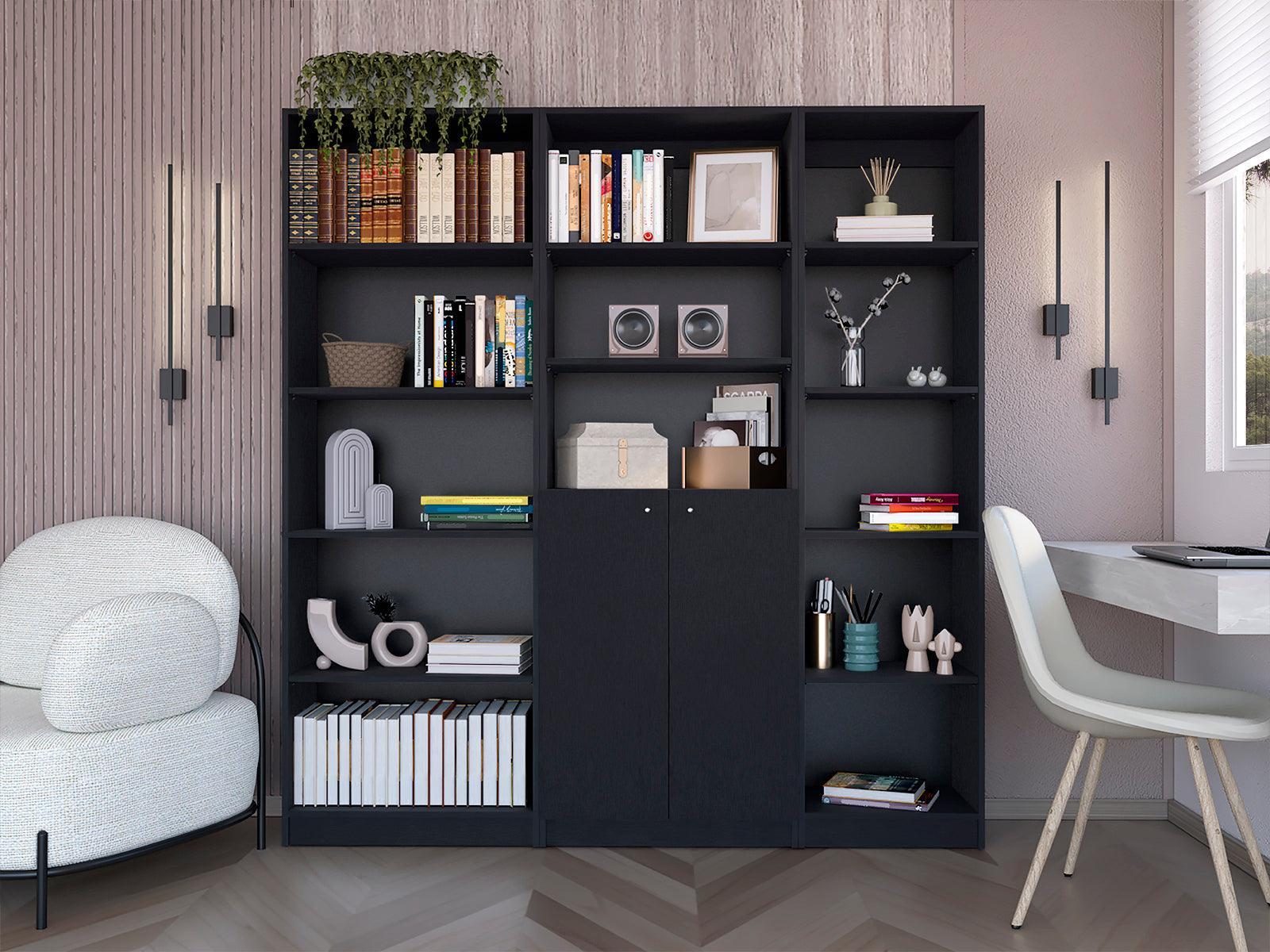 Combo de Bibliotecas Home, Wengue Incluye Tres Bibliotecas - Image 2