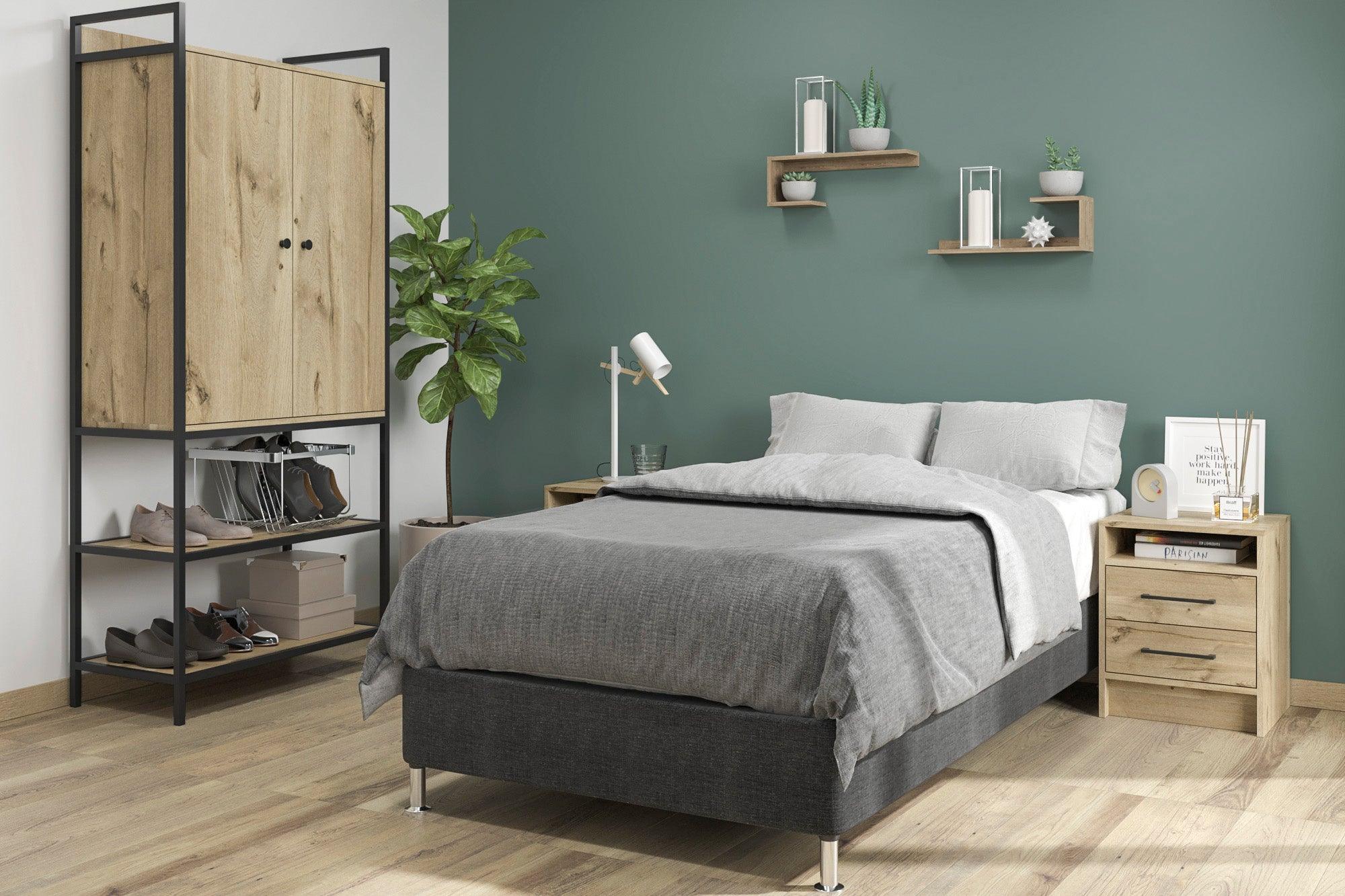Combo para Habitación Acis, Incluye Base Cama Sencilla, Colchón y Protector - Image 8