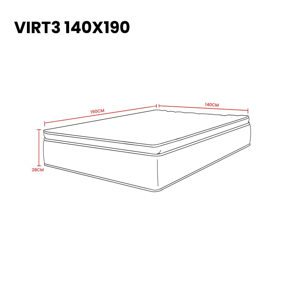 Combo para Habitación Bela, Incluye Base Cama Doble, Colchón y Protector - Image 10