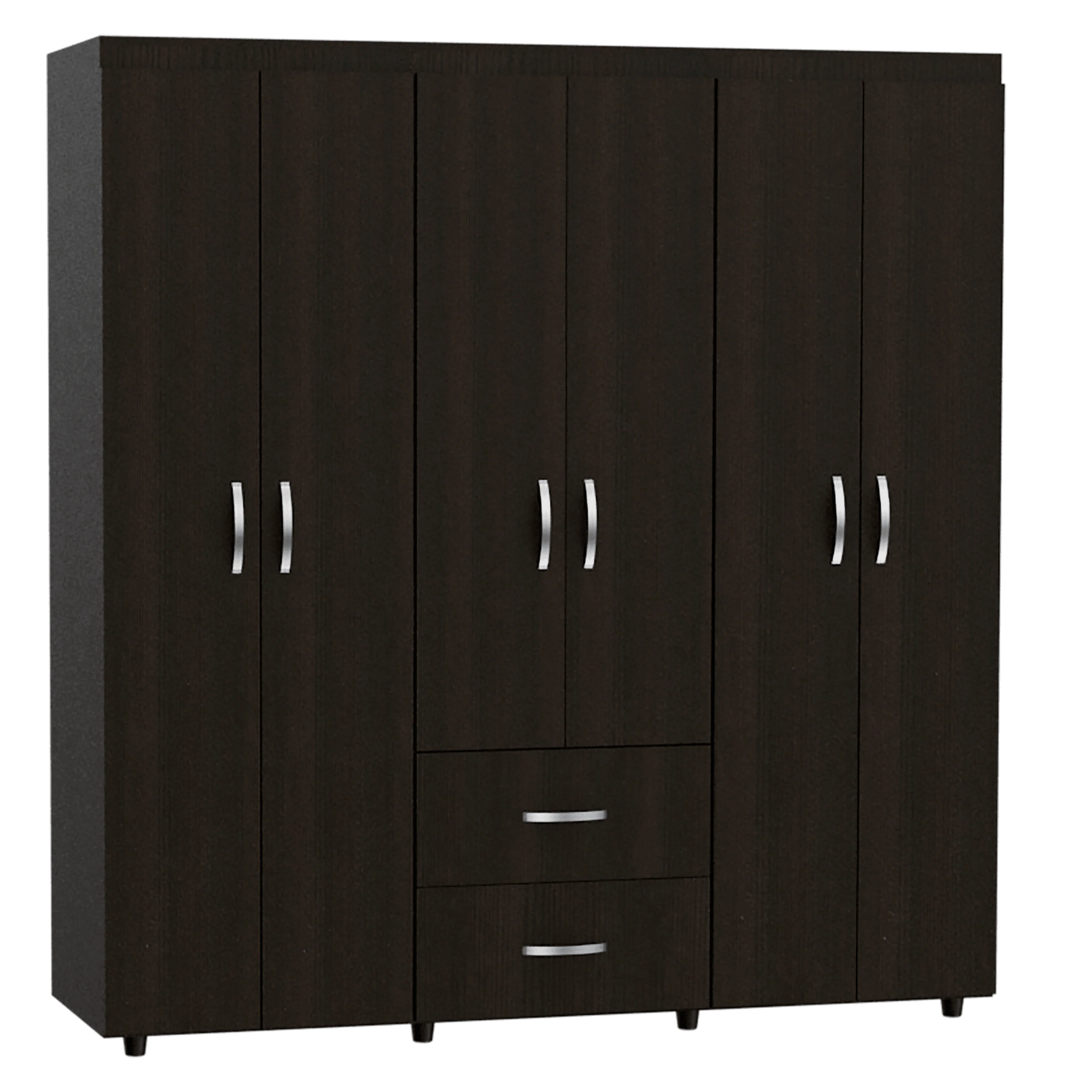 Combo para Habitación Dex, Wengue y Avellana, Incluye Closet y Mesas de Noche - Image 4