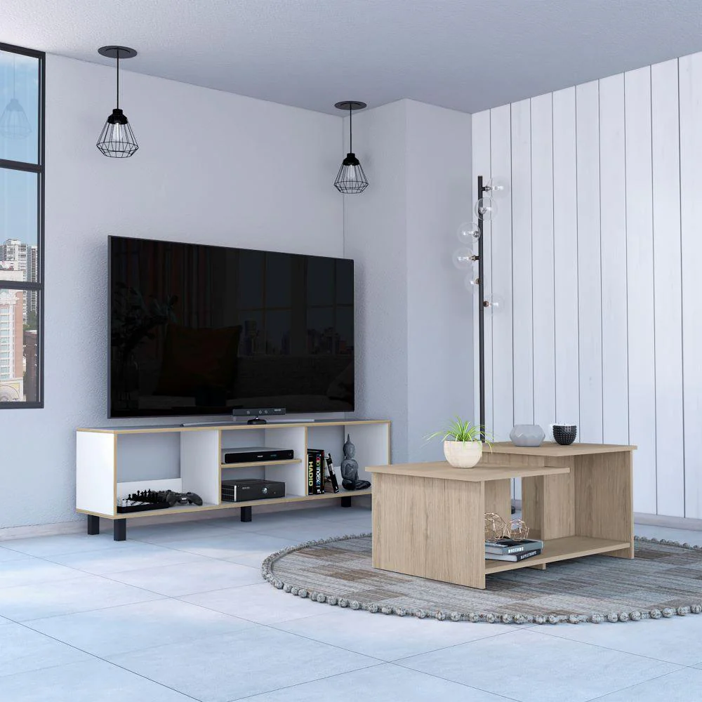 Combo Para Sala Cornelia, Incluye Mesa Para TV y Mesa de Centro - Image 2