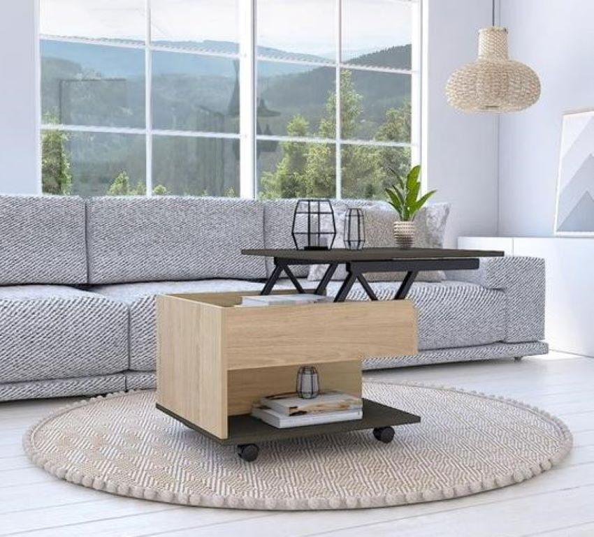 Combo para Sala de Estar Paris, Incluye Panel de Tv y Mesa de Centro Extensible - Image 5