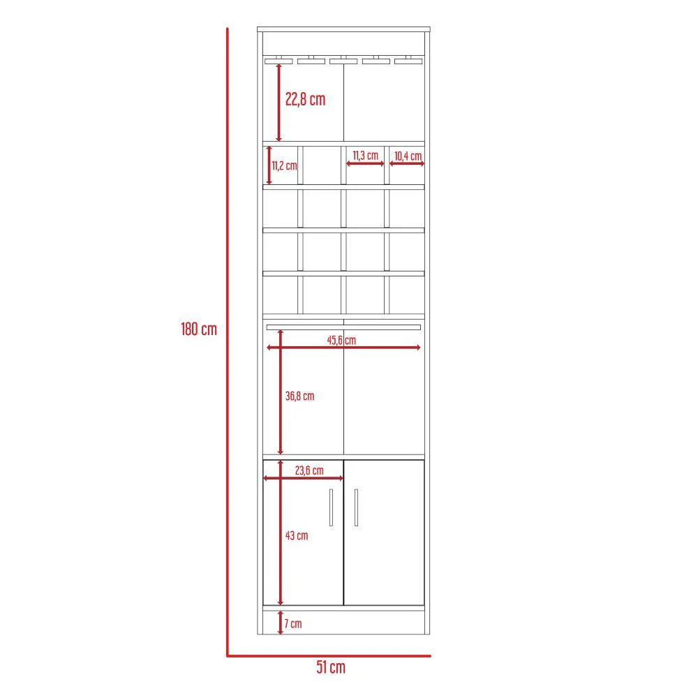 Combo Para Sala Lacombe, Incluye Panel TV, Bar y Mesa de Centro - Image 10