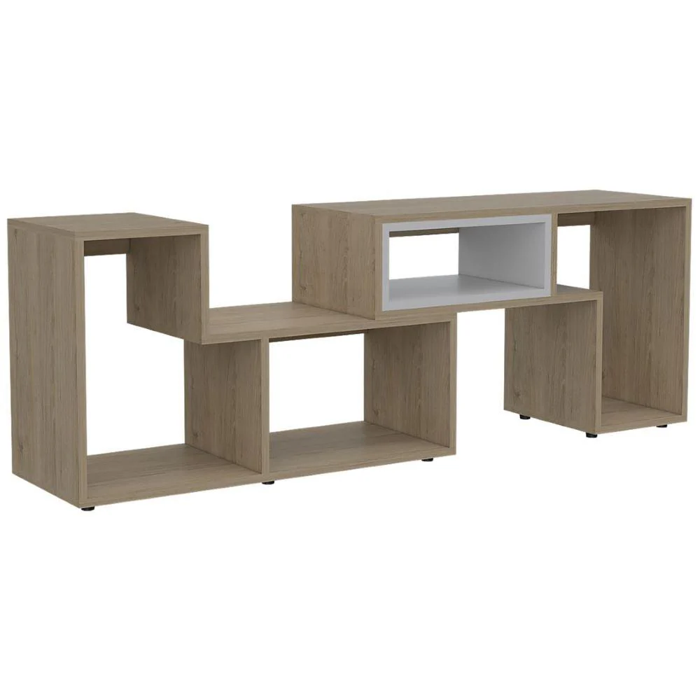 Combo Para Sala Valí, Incluye Mesa Para TV y Biblioteca Escalera - Image 4
