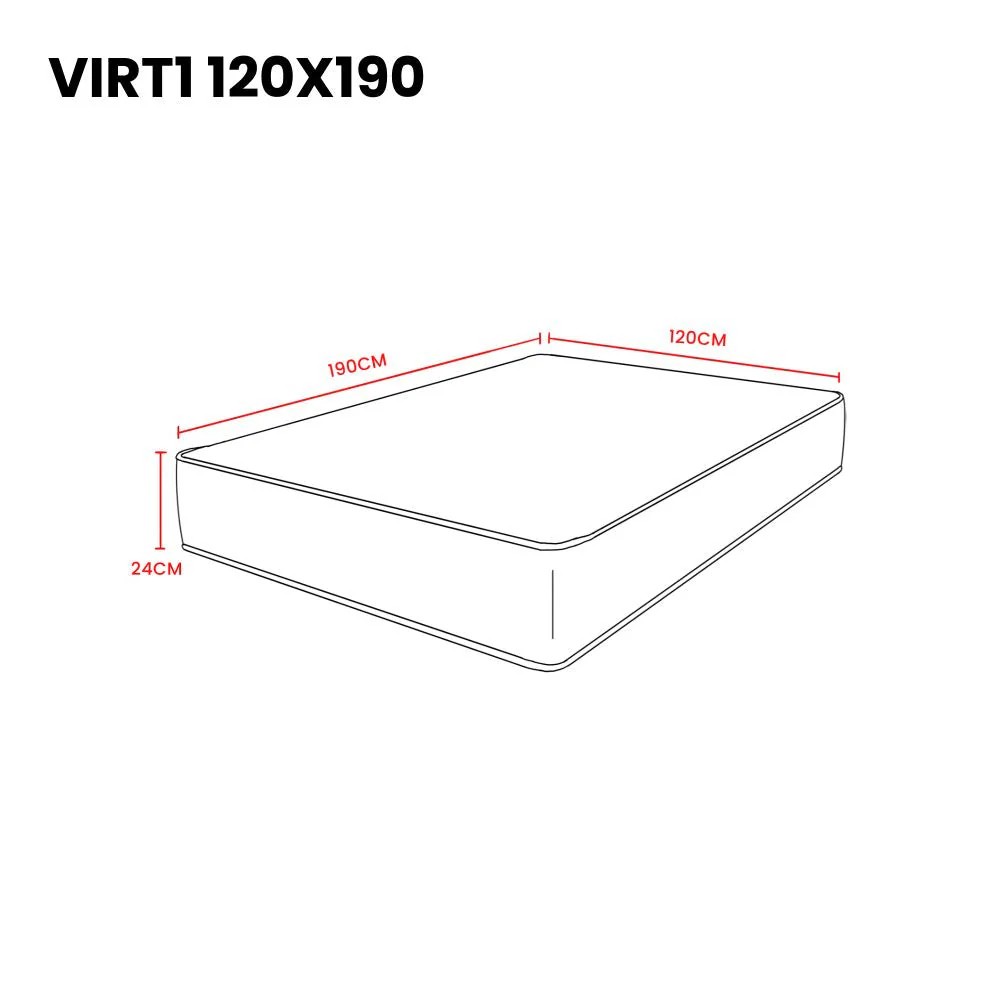 Combo Tobit de cama y colchon semidoble para habitación - Image 9