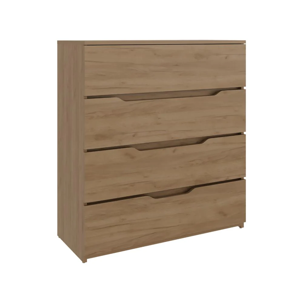 Comoda Zory, Kronos Fresno, Con cuatro cajones, diseño moderno y de fácil armado ZF - Image 6