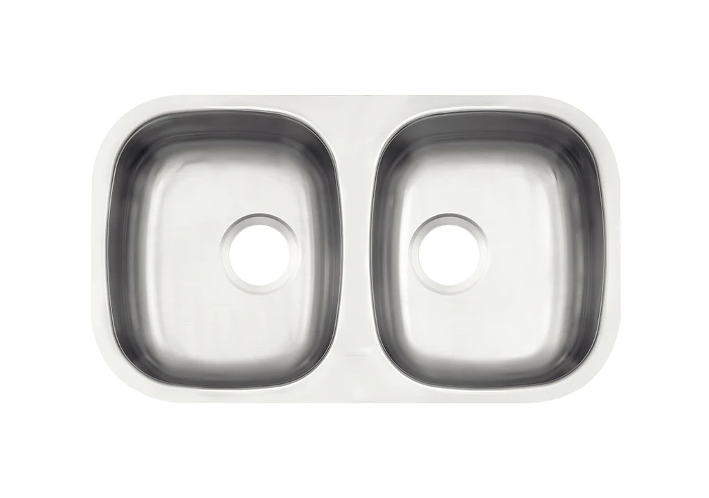 Lavaplatos doble en acero inoxidable 77x45x15 cm Tramontina