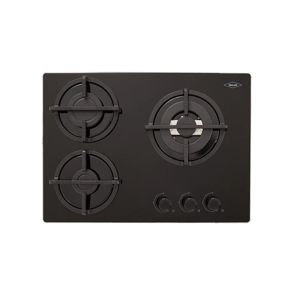 Cubierta plata de 60-43 Cm cristal HF 3Q GN marca Haceb