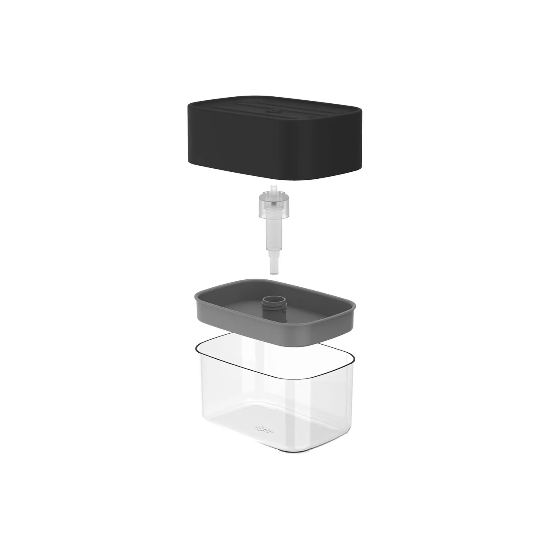 Dispensador para detergente y esponja trium color negro - Image 2