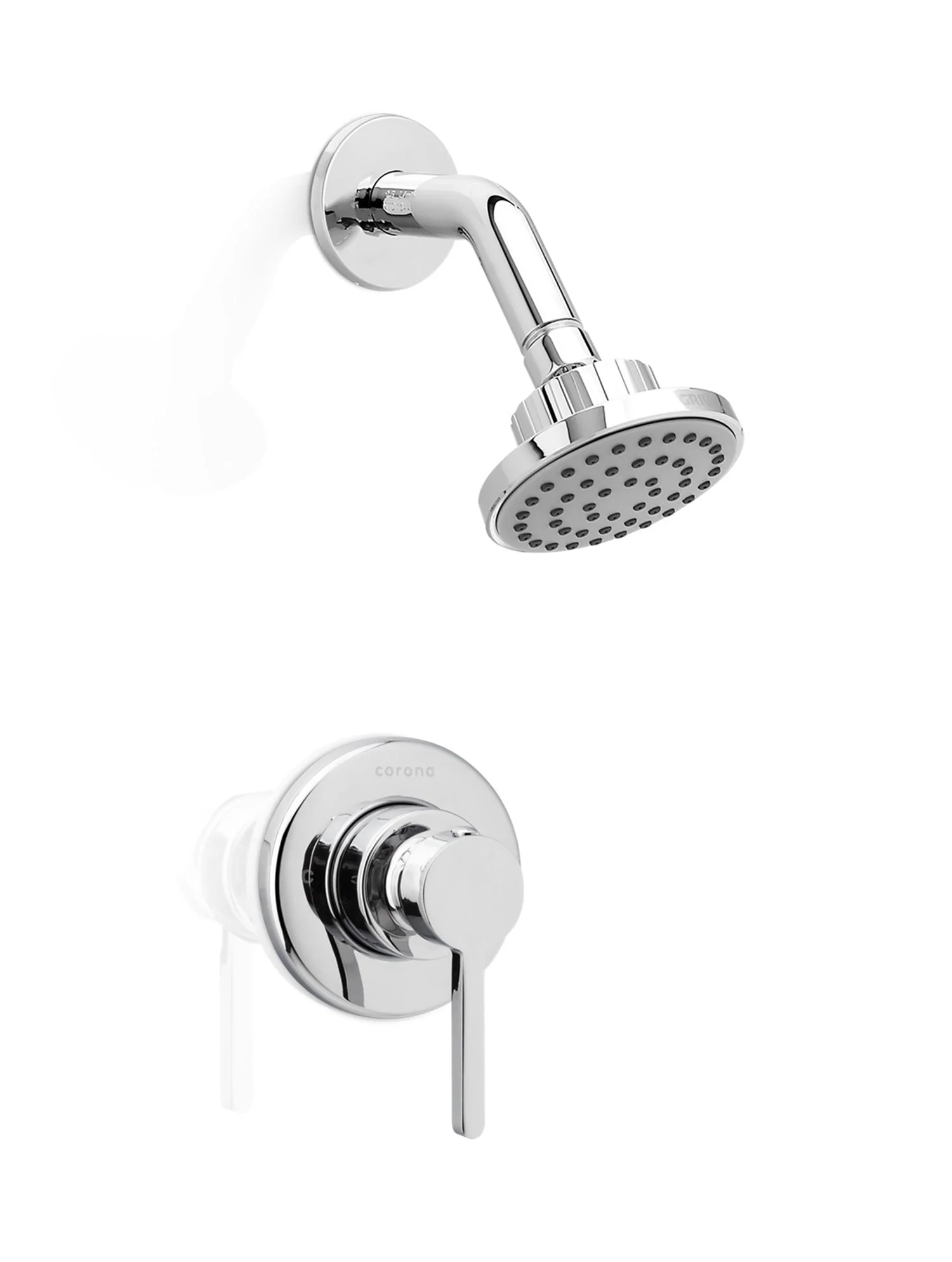 Ducha monocontrol vigo cromada marca corona